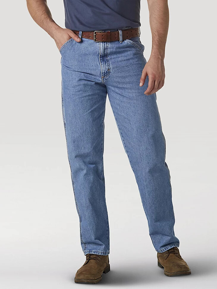 wrangler rugged wear carpenter jeans vintage indigo