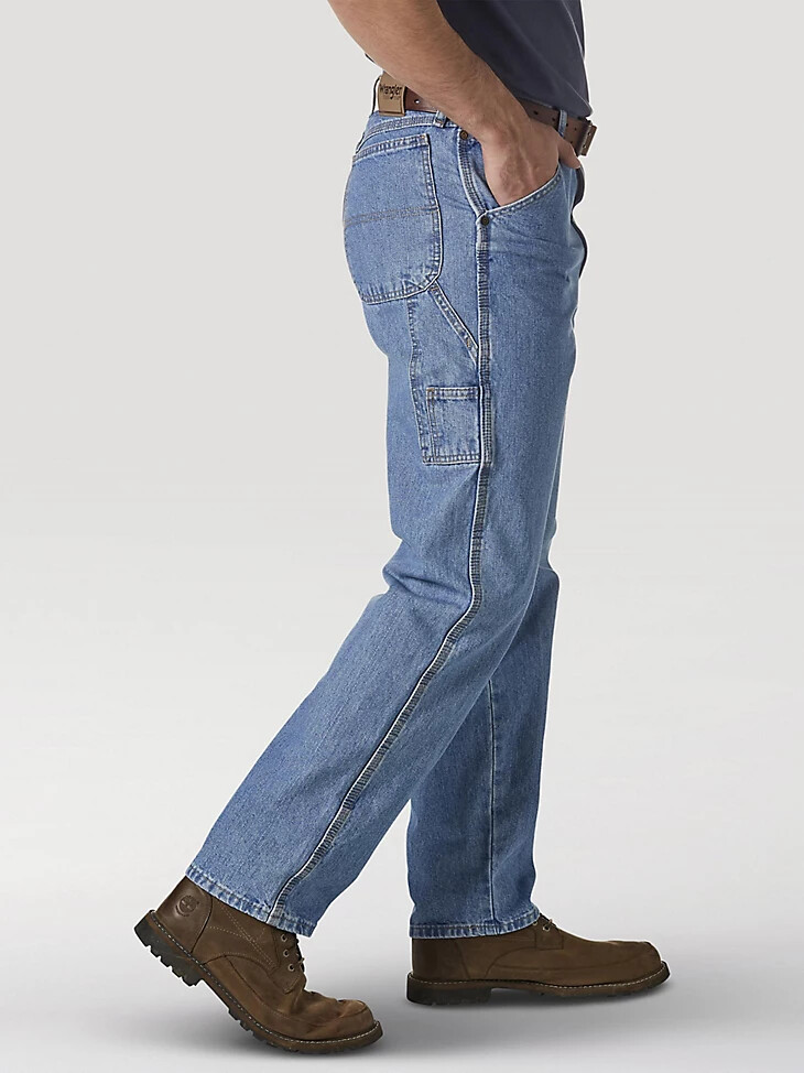 wrangler rugged wear carpenter jeans vintage indigo