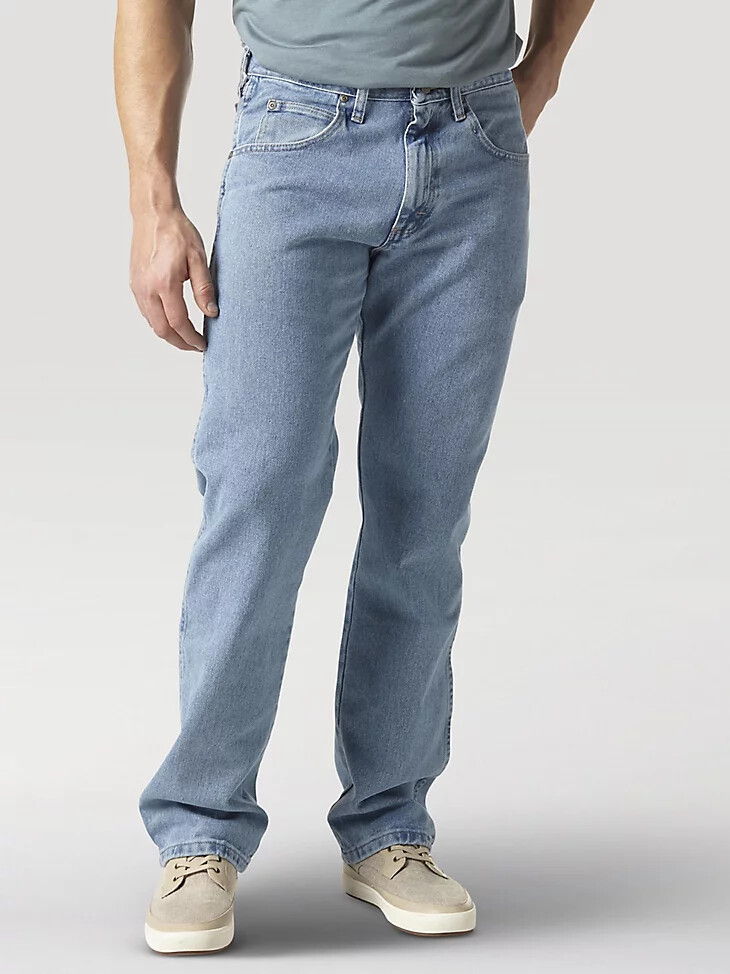 wrangler rugged wear relaxed fit jeans vintage indigo