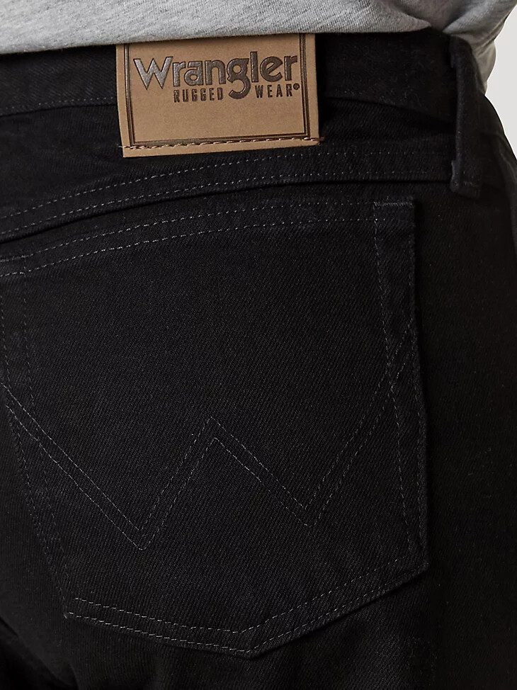 wrangler rugged wear relaxed fit jeans schwarz