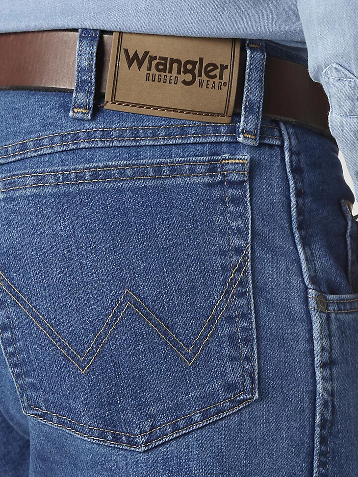 wrangler rugged wear relaxed stretch flex denim jeans 8211 stonewashed stonewashed