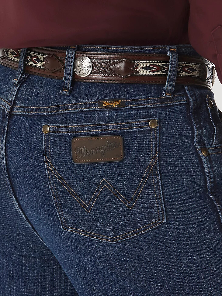 premium performance advanced comfort cowboy cut slim fit jeans ms wash