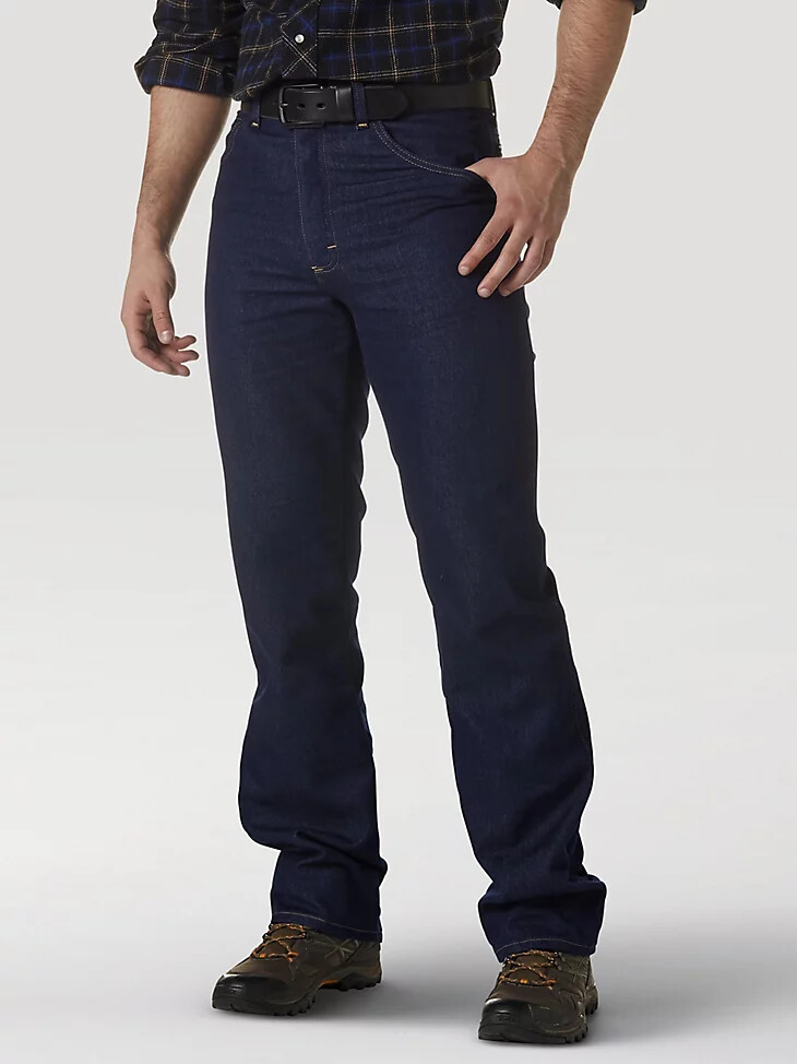 wrangler rugged wear stretch regular fit jeans-denim