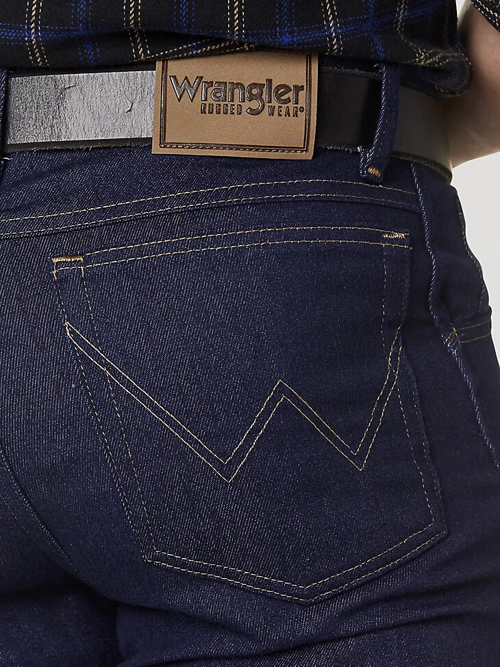 wrangler rugged wear stretch regular fit jeans-denim