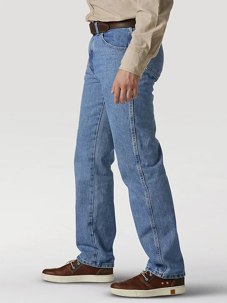 wrangler rugged wear classic fit jeans rough wash