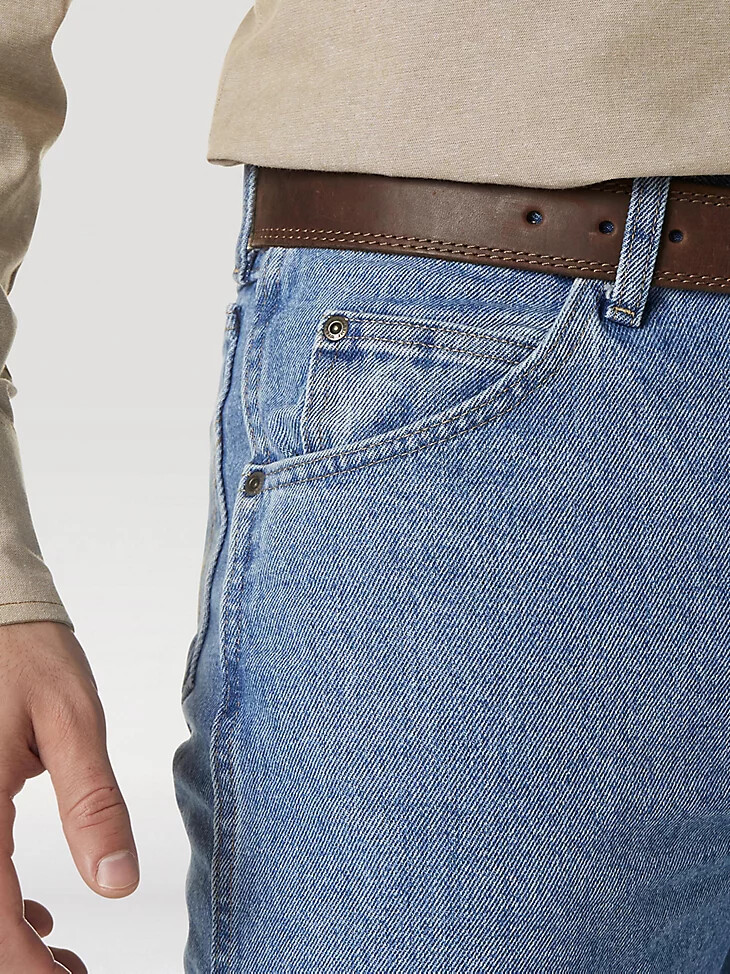 wrangler rugged wear classic fit jeans rough wash