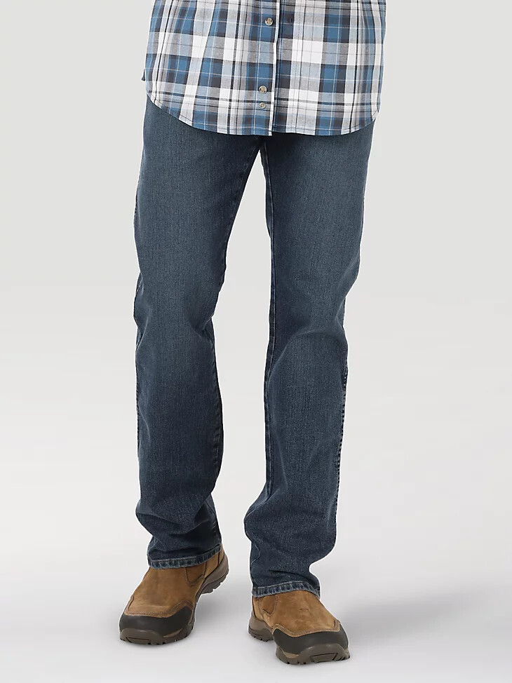 wrangler rugged wear performance series jeans reguläre passform mittelblau