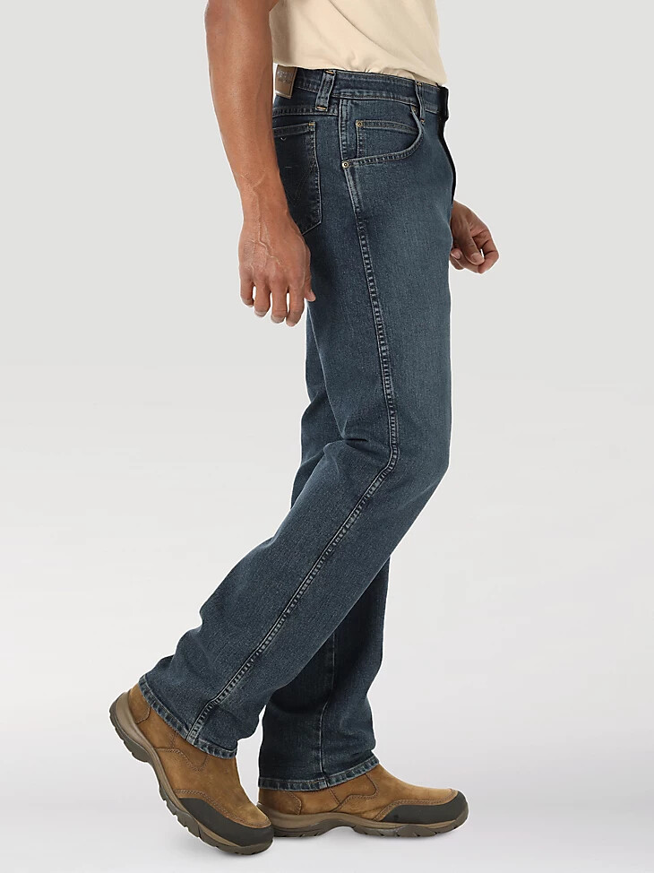 wrangler rugged wear performance series jeans reguläre passform mittelblau