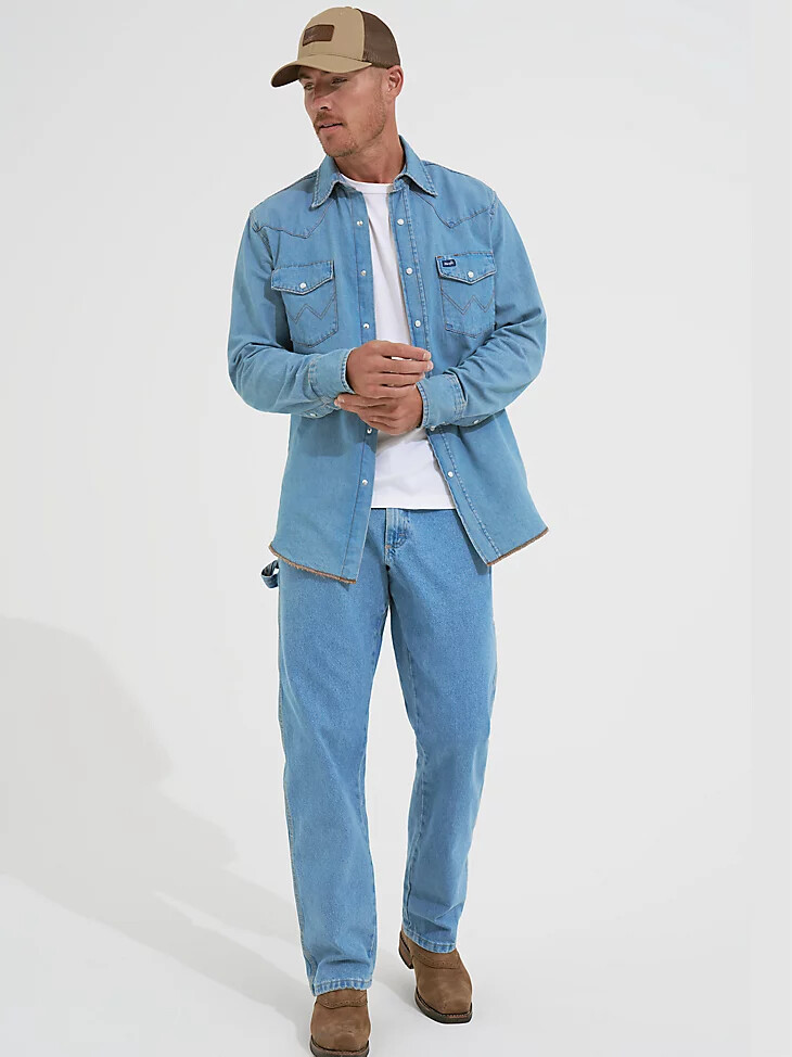 wrangler riggs workwear carpenter vintage indigo