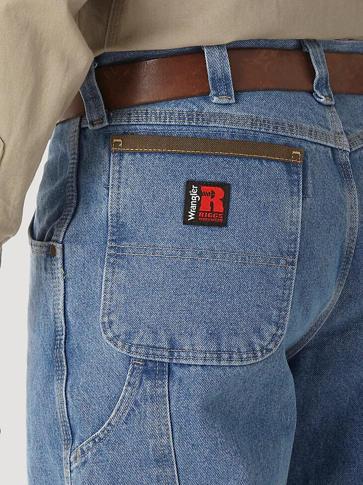 wrangler riggs workwear carpenter vintage indigo