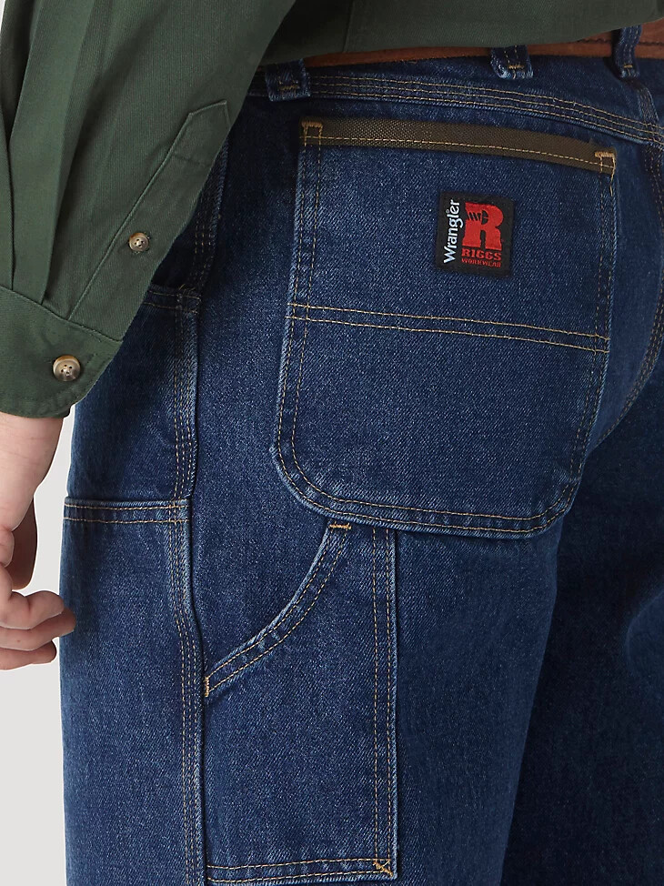 wrangler riggs workwear utility jeans antique indigo
