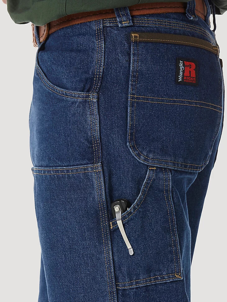 wrangler riggs workwear utility jeans antique indigo