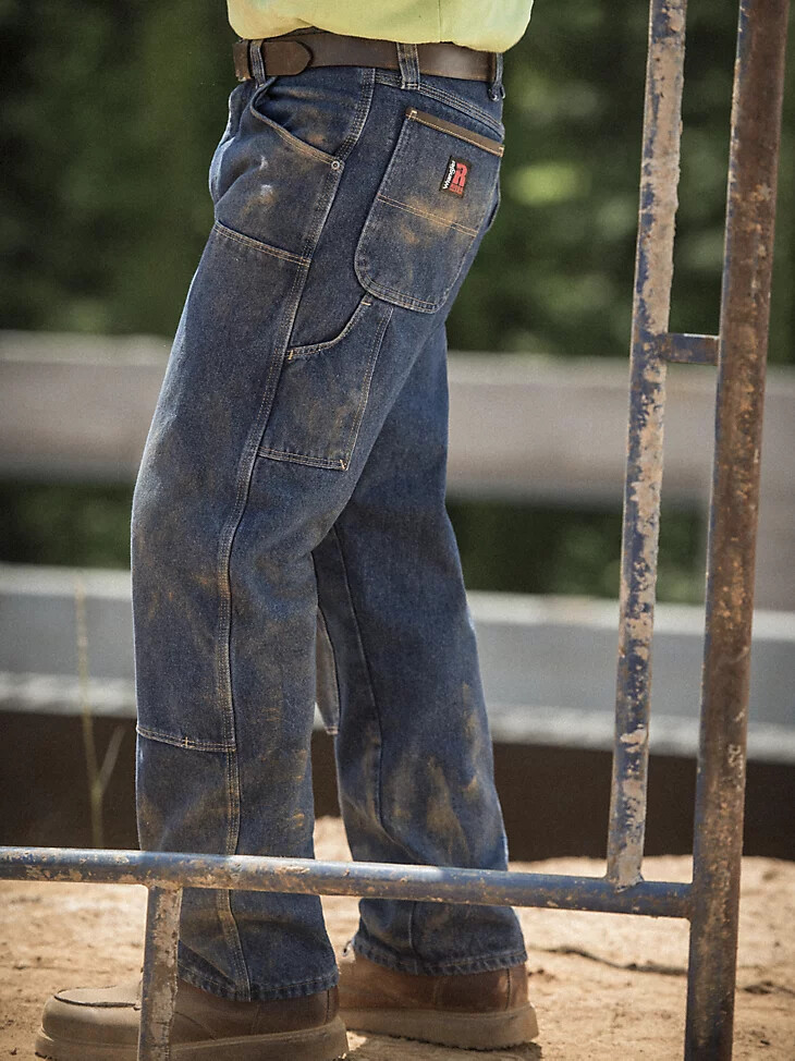 wrangler riggs workwear utility jeans antique indigo