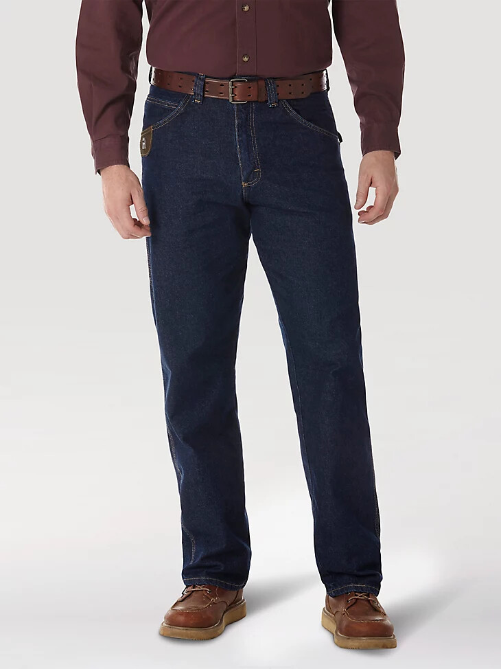 wrangler riggs workwear contractor jeans antique indigo