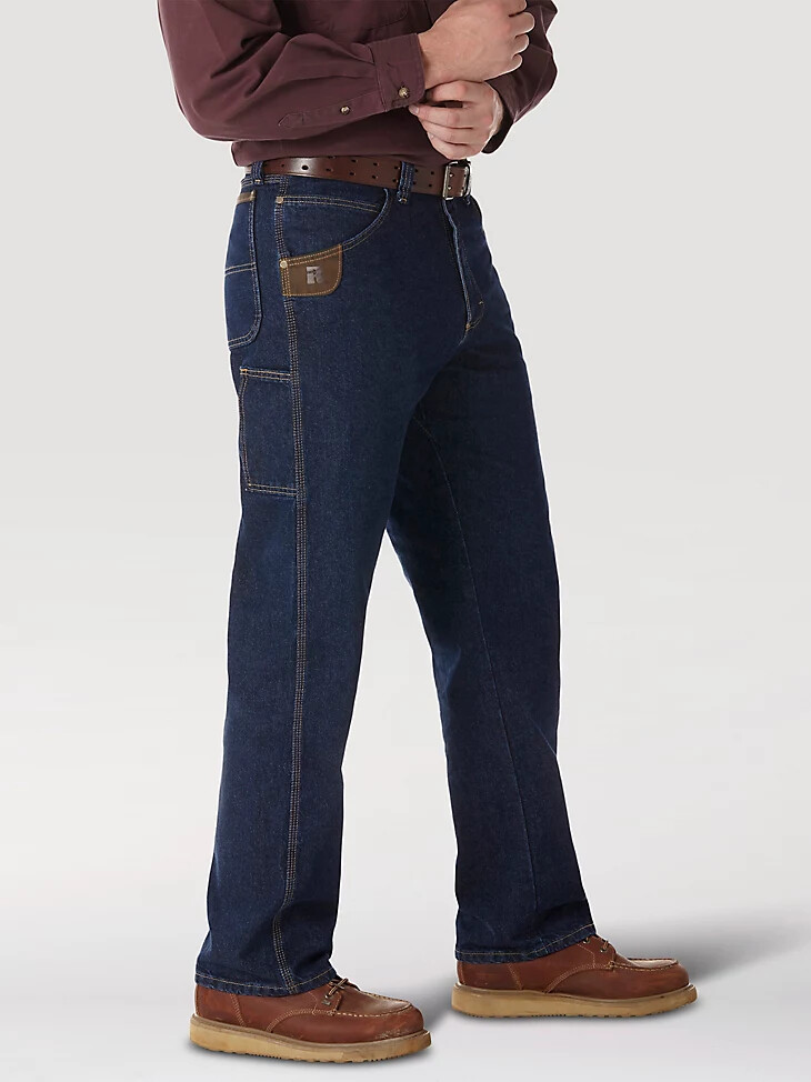 wrangler riggs workwear contractor jeans antique indigo