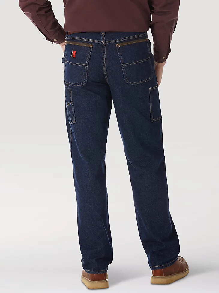 wrangler riggs workwear contractor jeans antique indigo