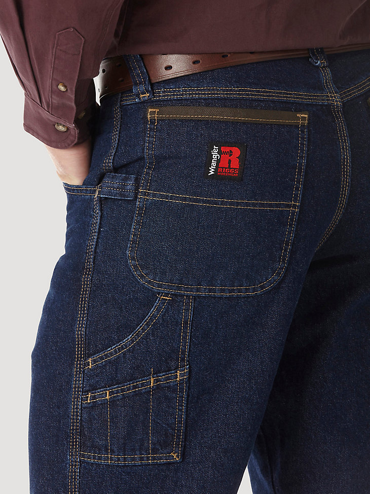 wrangler riggs workwear contractor jeans antique indigo