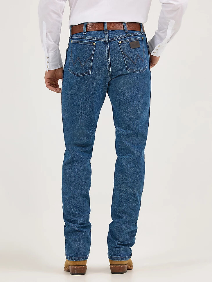 premium performance cowboy cut advanced comfort feuchtigkeitsableitende regular fit jeans vintage stone