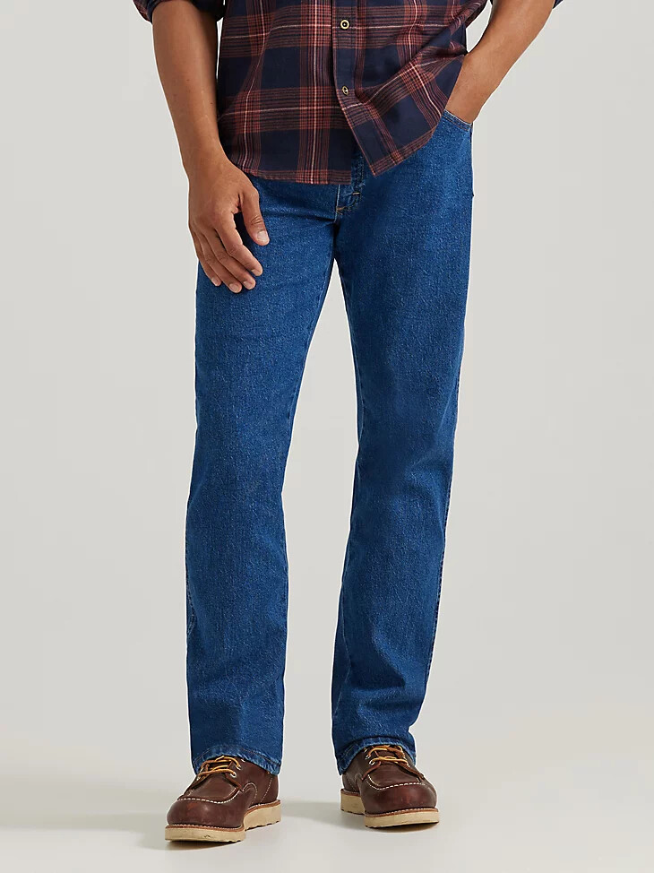 wrangler comfort solutions series comfort fit jeans dark flex