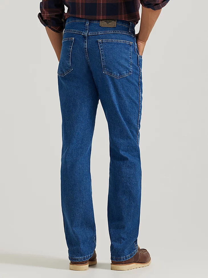 wrangler comfort solutions series comfort fit jeans dark flex