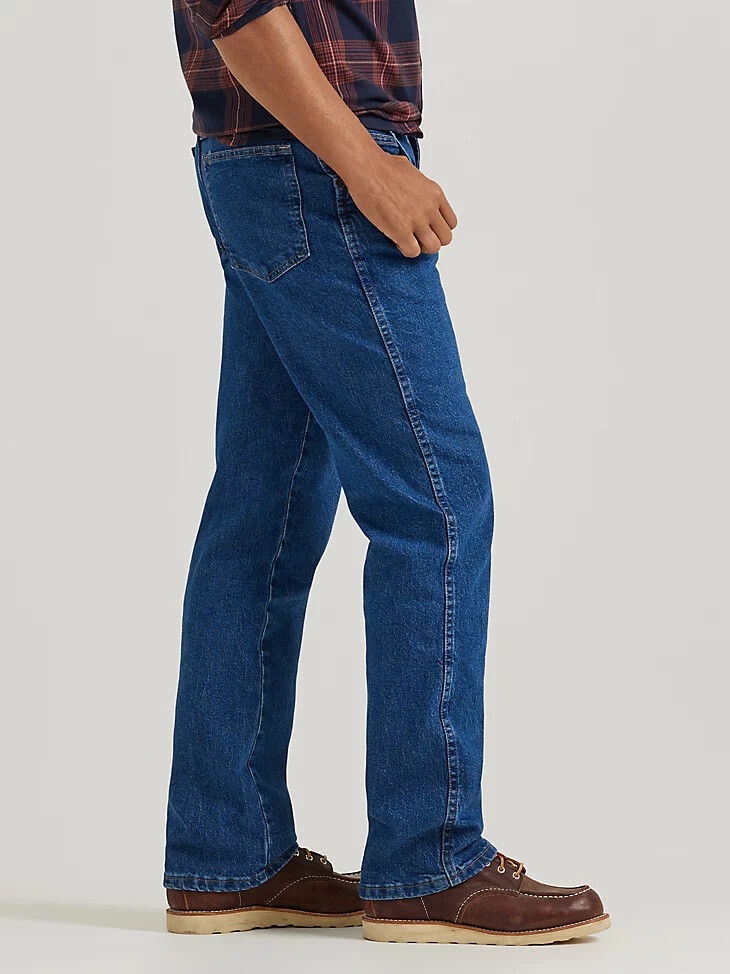 wrangler comfort solutions series comfort fit jeans dark flex