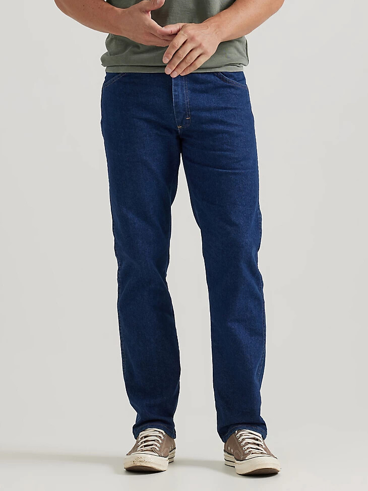 wrangler herren five star premium midweight stretch jeans dunkelwaschung