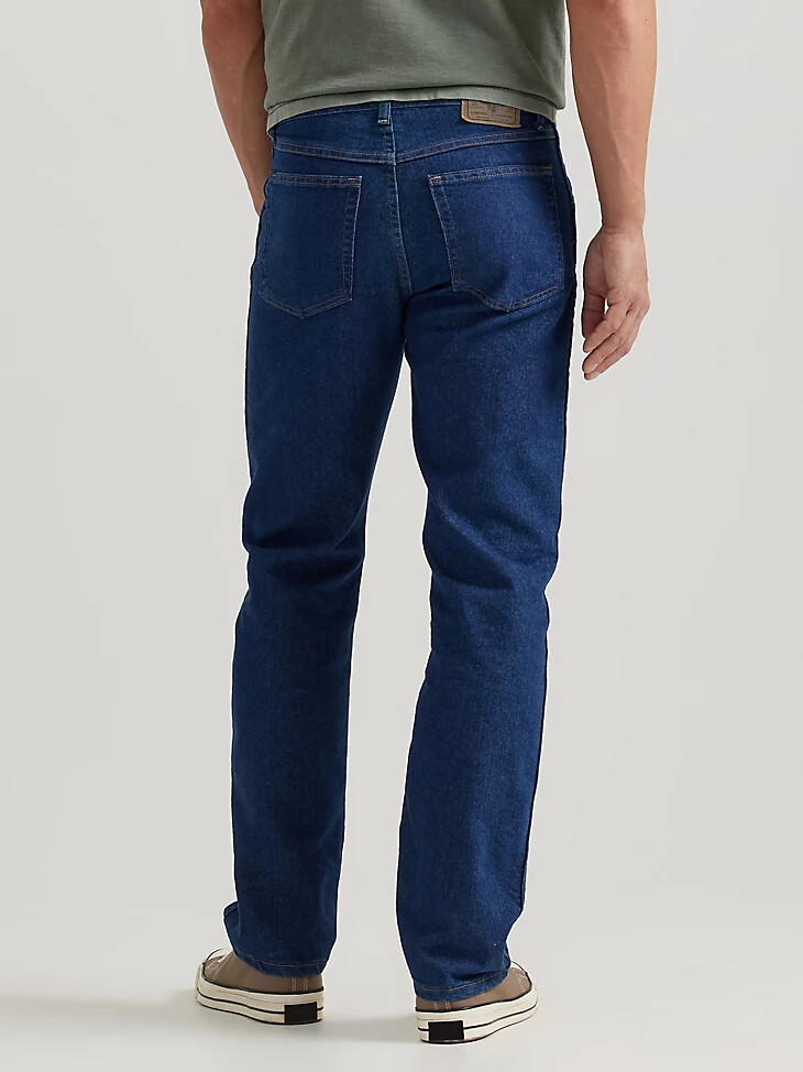 wrangler herren five star premium midweight stretch jeans dunkelwaschung