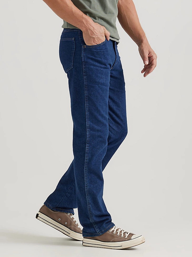 wrangler herren five star premium midweight stretch jeans dunkelwaschung
