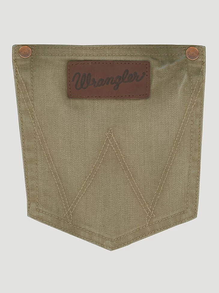 wrangler retro premium slim fit straight leg jeans für herren hellbraun