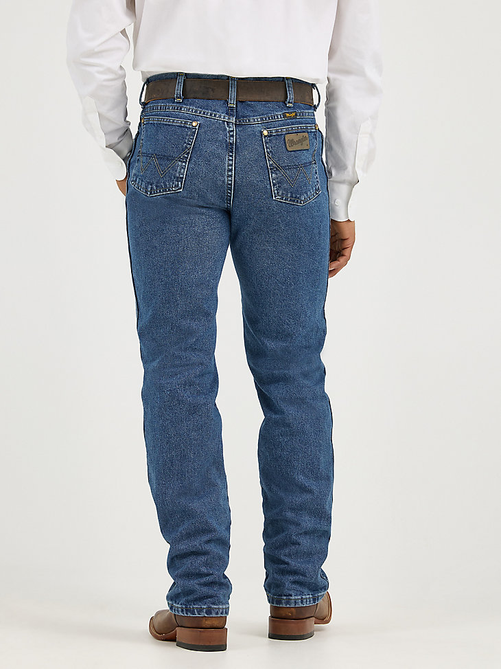 george strait cowboy cut slim fit jeans schwerer stone denim