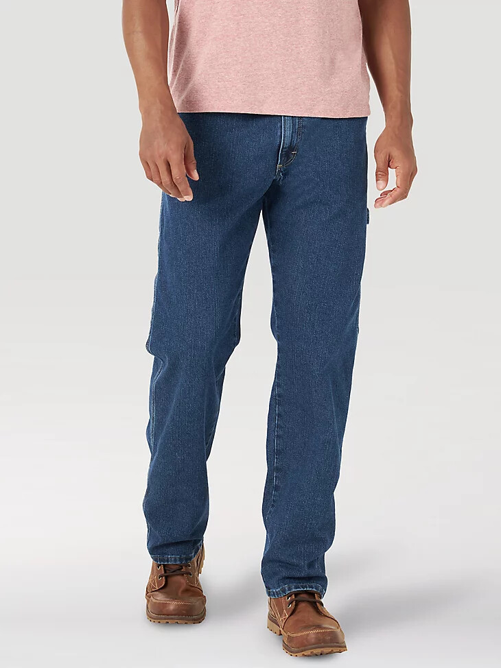 wrangler herren five star premium carpenter jeans dark vintage