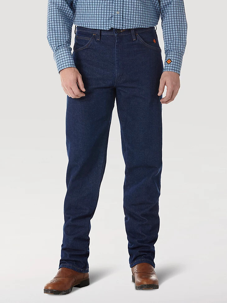 wrangler fr flammhemmende jeans mit relaxed fit vorwÄsche