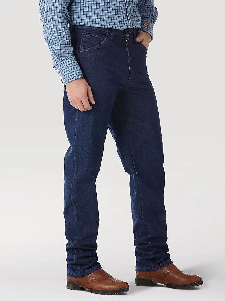 wrangler fr flammhemmende jeans mit relaxed fit vorwÄsche