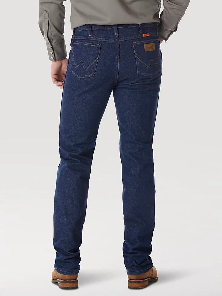 wrangler fr flammhemmende slim fit jeans vorwäsche