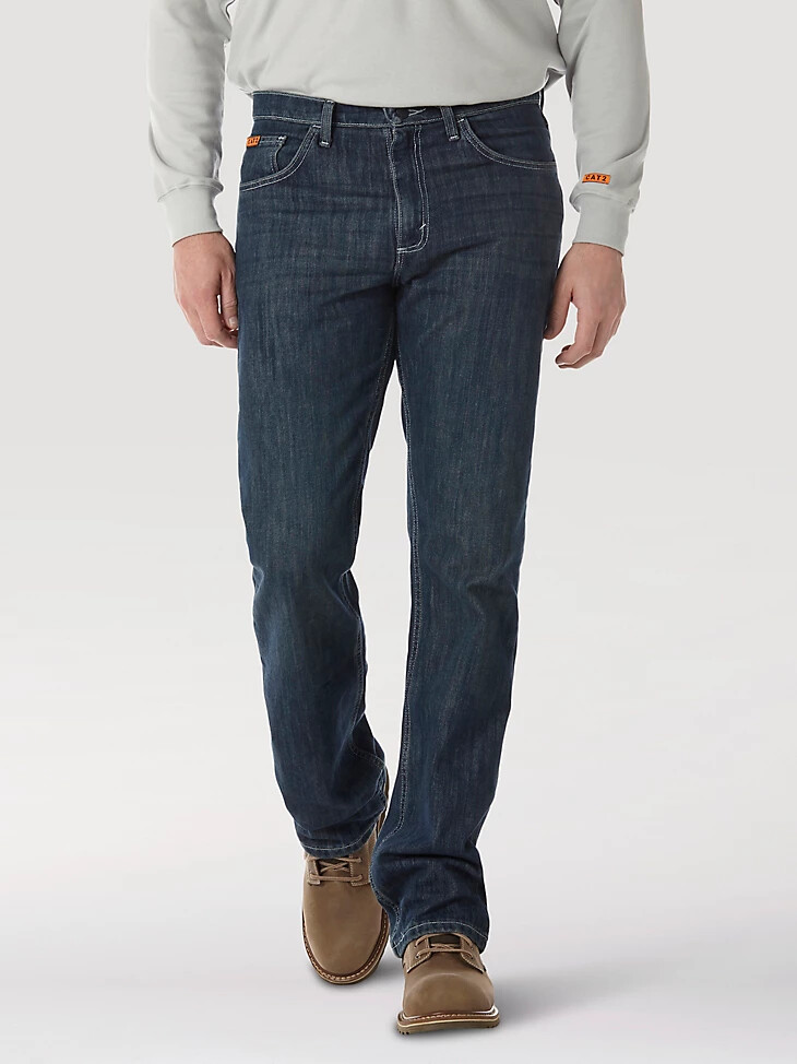 wrangler fr flammhemmende 20x bootcut jeans wd wash