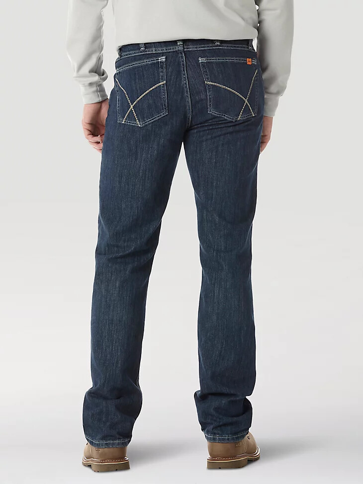 wrangler fr flammhemmende 20x bootcut jeans wd wash