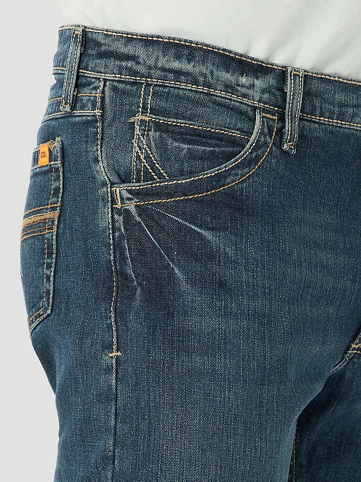 wrangler fr flammhemmende 20x bootcut jeans wd wash