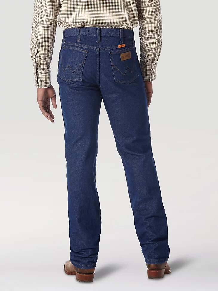wrangler fr flammhemmende leichte jeans in regulärer passform vorgewaschen