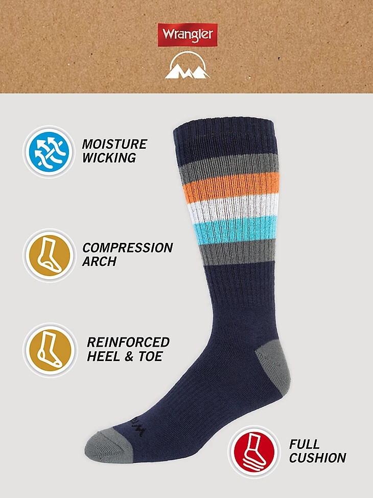 herren-socken mittelschwer crew-socken 3er-pack marineblauanthrazitschwarz
