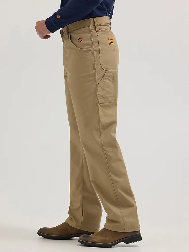 wrangler fr flammenhemmende riggs zimmermannshose khaki