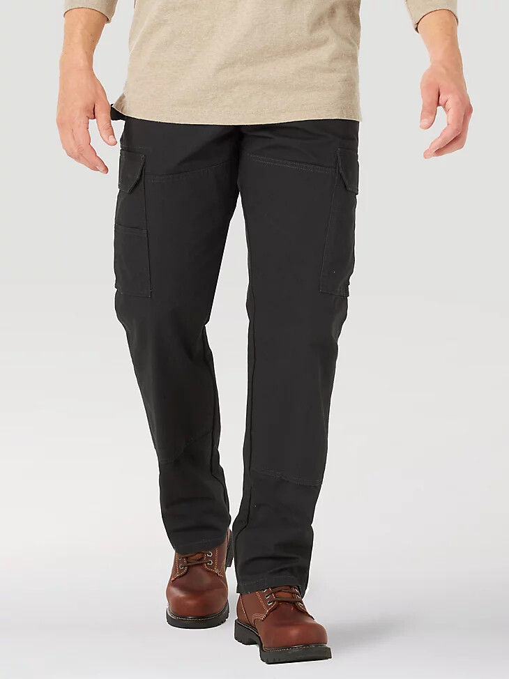wrangler workwear cargohose schwarz
