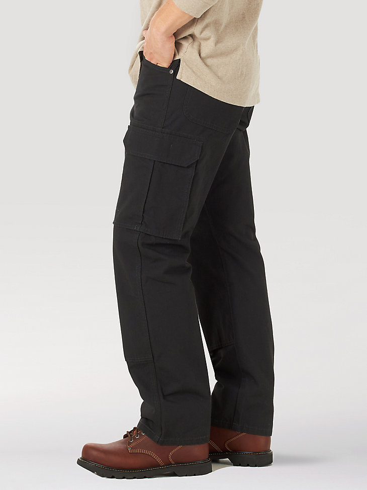 wrangler workwear cargohose schwarz