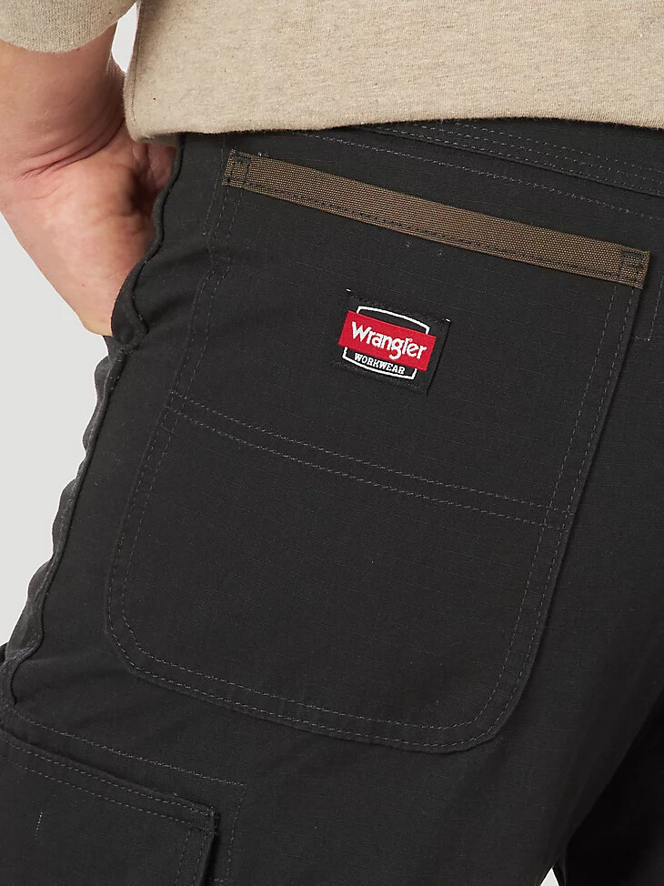 wrangler workwear cargohose schwarz