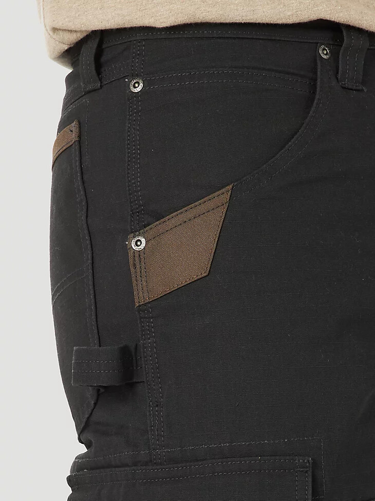 wrangler workwear cargohose schwarz