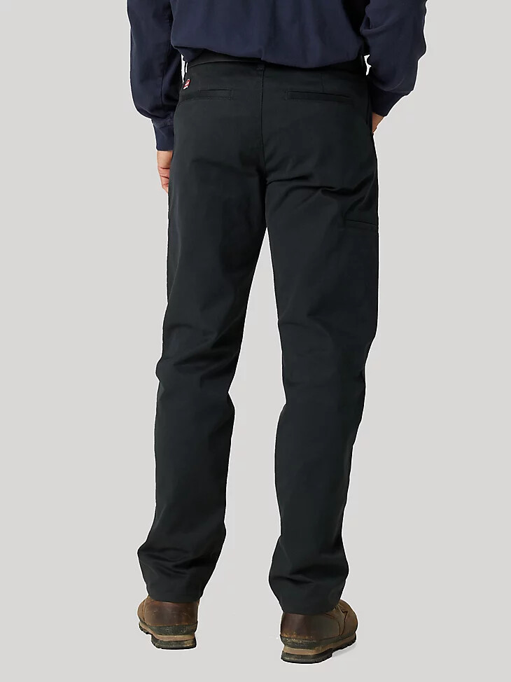 wrangler workwear relaxed straight pant jet black