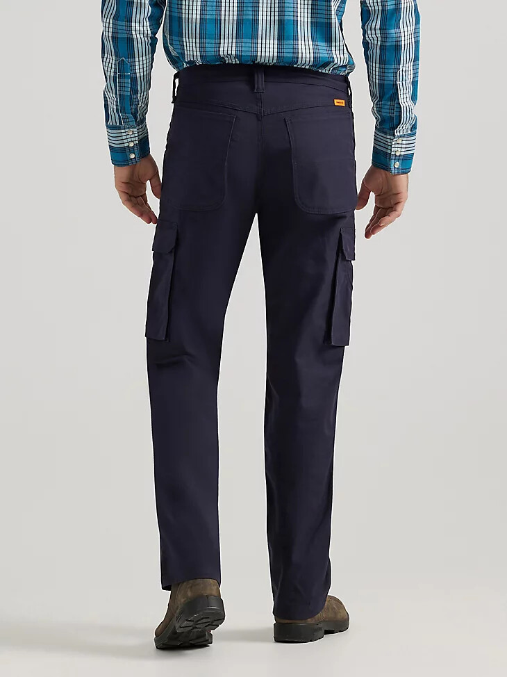 wrangler fr flammenhemmende ripstop-stretch-ranger-hose marineblau