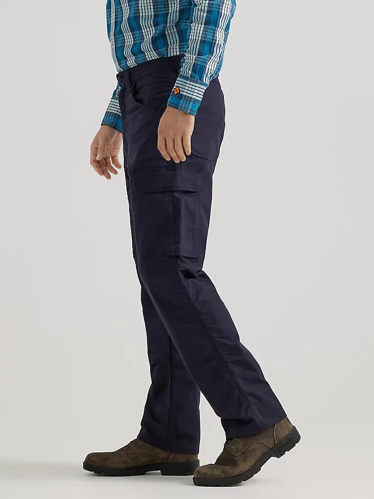 wrangler fr flammenhemmende ripstop-stretch-ranger-hose marineblau