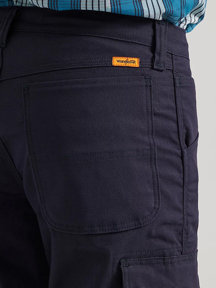 wrangler fr flammenhemmende ripstop-stretch-ranger-hose marineblau