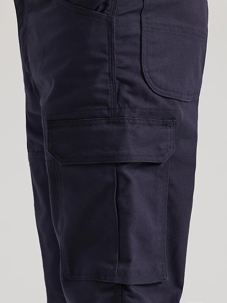 wrangler fr flammenhemmende ripstop-stretch-ranger-hose marineblau