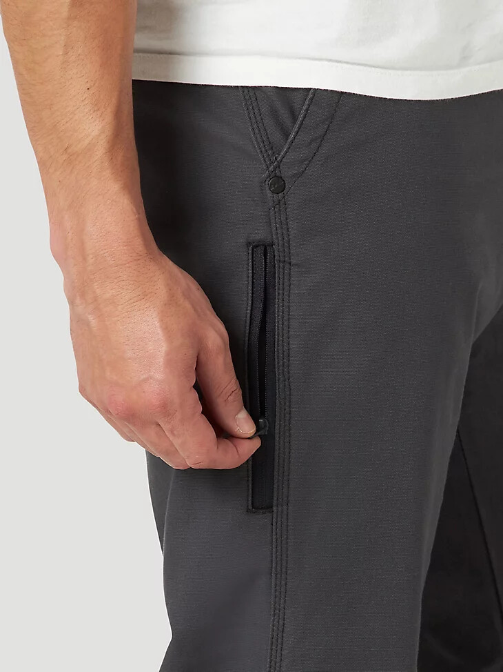 wrangler outdoor rugged utility pant für herren anthrazit